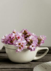 Cana cu flori naturale