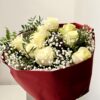 Buchet 9 Trandafiri Albi